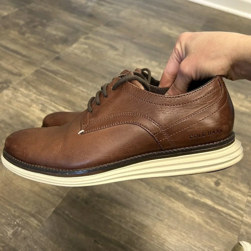 Cole Haan Shoes Men 9‎ Chestnut Originalgrand Cloudfeel Athletic Dress Oxfords